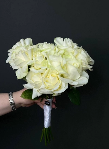 Свадебный букет «Нежное сердце» от интернет-магазина цветов в 