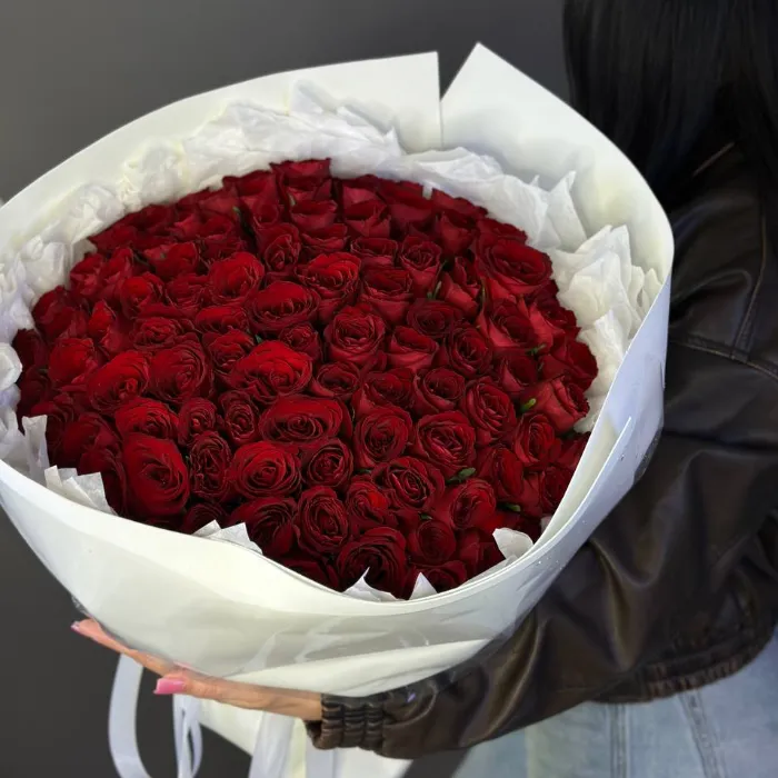 101 Красная Роза от интернет-магазина цветов в 