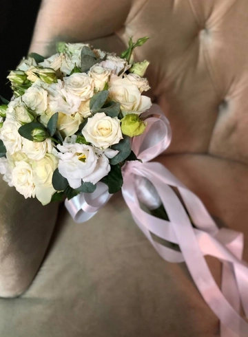 Свадебный букет «Белая мечта» от интернет-магазина цветов в 