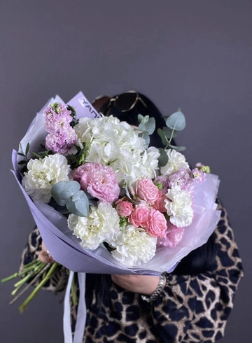 Сборный букет «Лазурный Марсель» от интернет-магазина цветов в 