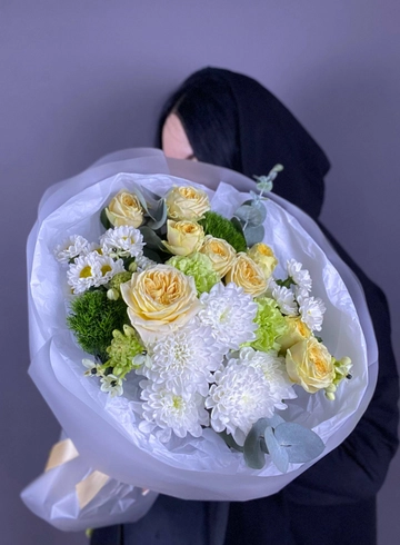 Сборный букет «Теплые чувства» от интернет-магазина цветов в 