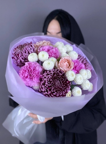 Сборный букет «Вечная любовь» от интернет-магазина цветов в 